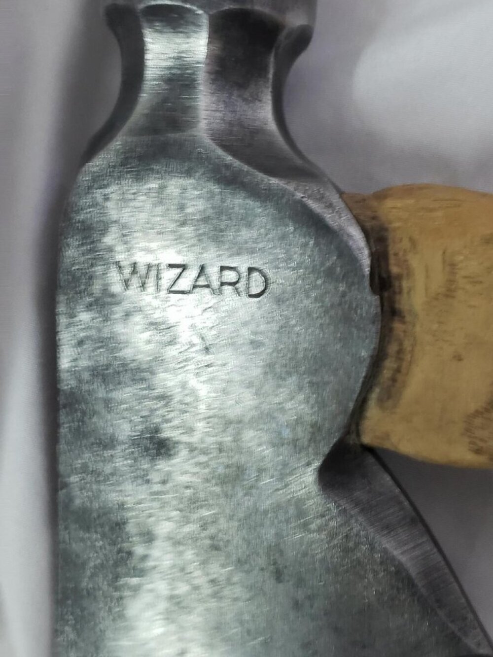 VINTAGE WIZARD HATCHET AXE CARPENTRY ROOFING HAMMER MADE IN USA - Picture 2 of 12